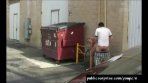 Outdoor Sex Behind a Trash Container - Free Porn Videos - YouPorn