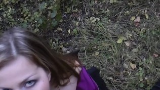 Public sex with a naughty hottie