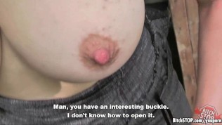 BitchStop Busty hooker Michala fucked outdoor