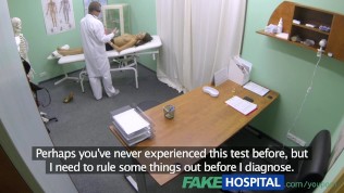 FakeHospital Hot girl with big tits gets doctors treatment before learning she can squirt