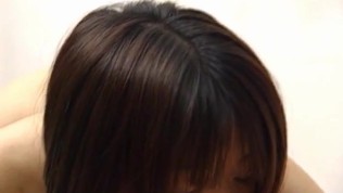 Hiromi pees after is fucked with cock and with huge dildo