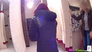 MallCuties - Redhead is fucking for clothes