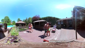 3-way Porn - Vr Group Orgy by the Pool in Public 360 - Vidéos ...