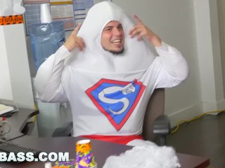 GRAB ASS - Jacking more than a lantern at this office on Halloween