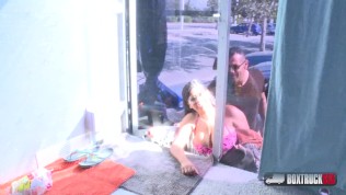 Sheila Ortega asked for a free massage on the beach