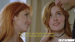 VIXEN A Rich Couple Share A Perfect Redhead On Vacation