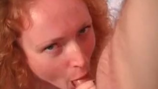 Ginger haired British Amateur suck cock