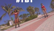 BANGBROS - Throwback Thursday: RollerBlade Booty with Naomi and Sabara