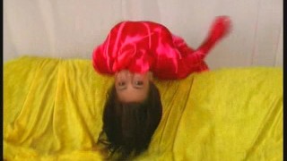 Edita in magic red fullbody spandex