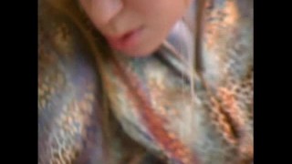 Lucie in crazy spandex wear (clip)