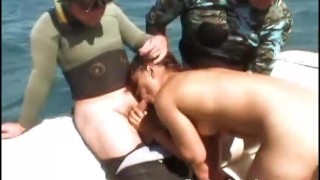 Amazing Threesome In The Water