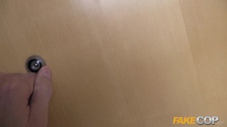 Fake Cop Busty Brit Fucked in Spain