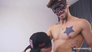 Maskurbate Anonymus Str8 Has Hot Cock Worshiped