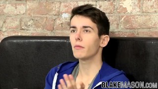 Alexis Tivoli grabs his big boner and jacks it off solo