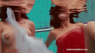 Hairy and shaved teens Piyavka and Szilva