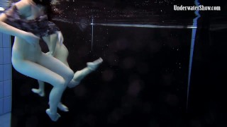 Two girls swim and get naked sexy