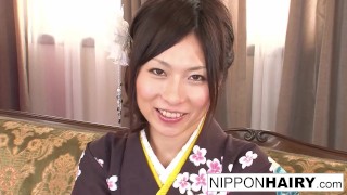 Japanese geisha gets tied up and played with